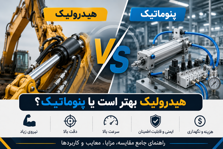 هیدرولیک بهتر است یا پنوماتیک؟ 2 هیدرولیک بهتر است یا پنوماتیک؟